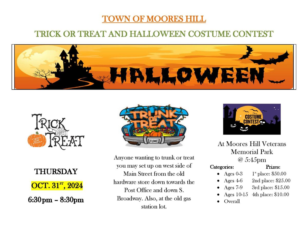 Trick or Treat information 
